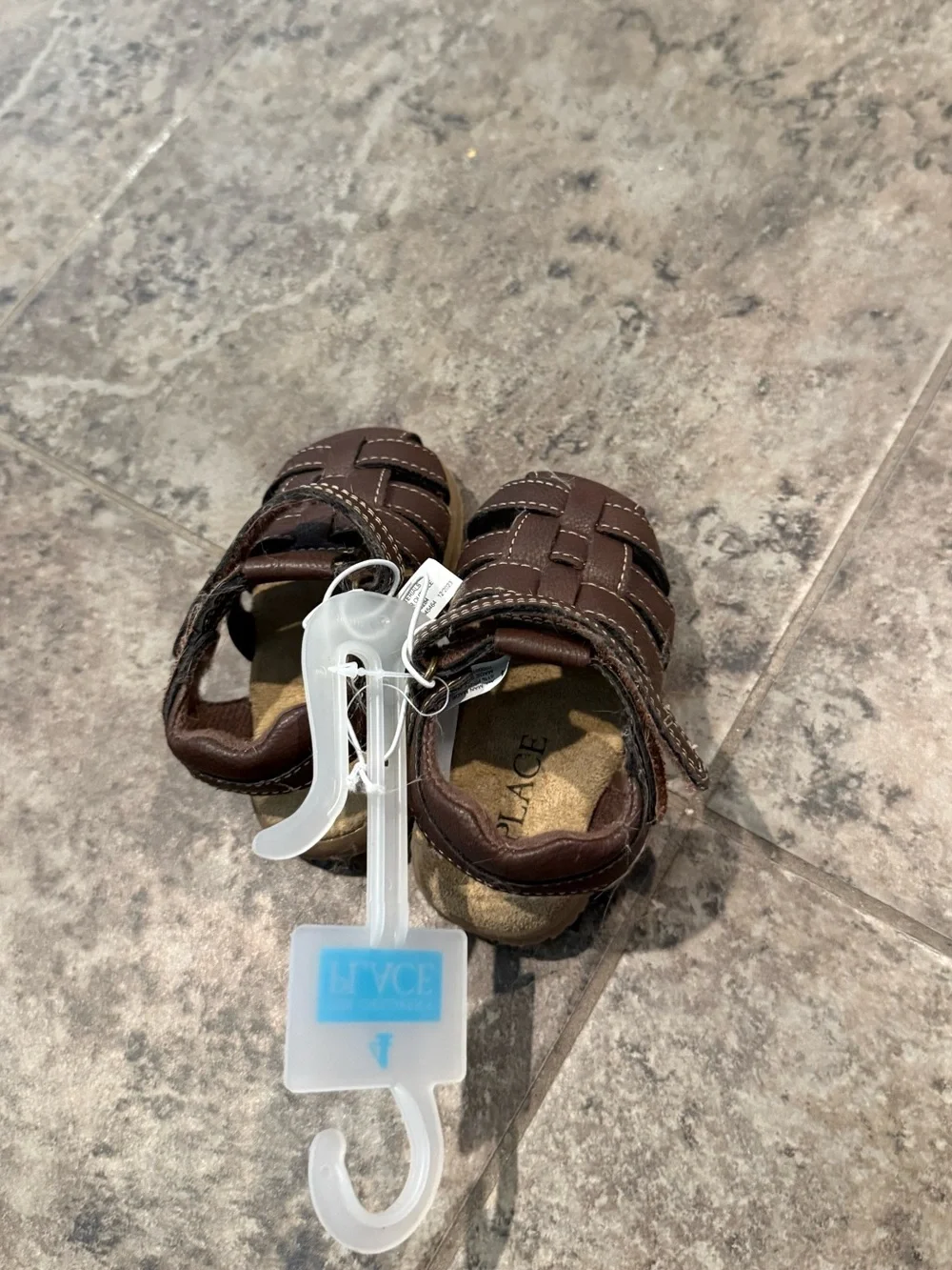 🍝The Children's Place Brown Boys' Fisherman Sandals